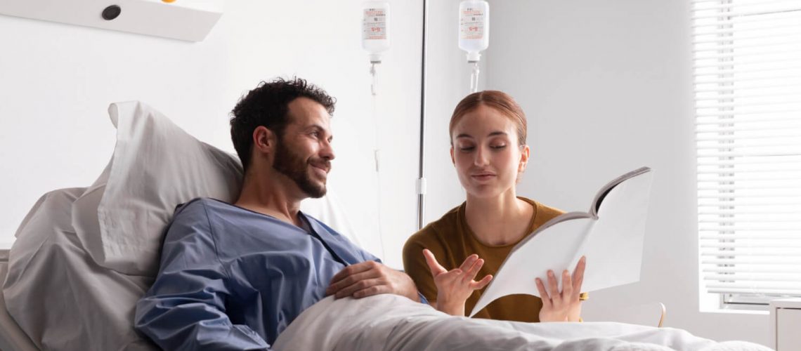 Some types of IV drips are only available at a hospital, though most therapies can be administered at home